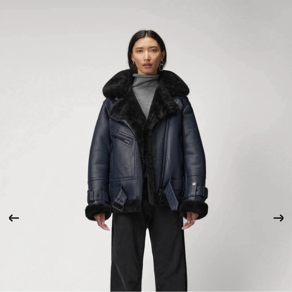 The Arrivals Moya V shearling jacket